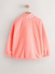 برتقالي مرجاني - سترة فليس بأزرار (3-16سنة) - صورة 8 من 10