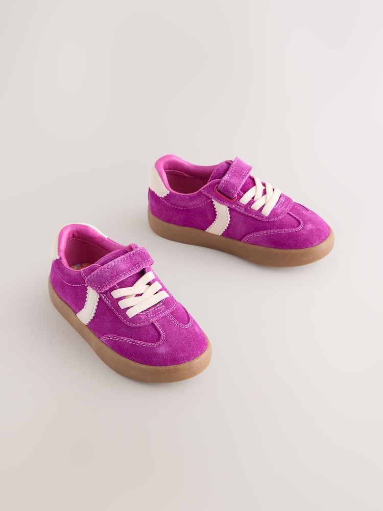 Violet - Ghete sport cu scai și șireturi elastice - Imaginea 1 din 5