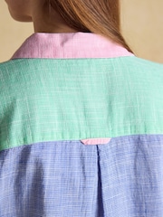 Joules Ida Hotch Potch Long Sleeve Cotton Shirt - Image 6 of 8