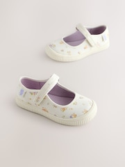 Cream Floral Touch Fastening Mary Janes Shoes - Image 1 of 5