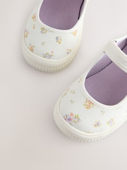 Cream Floral Touch Fastening Mary Janes Shoes - Image 4 of 5