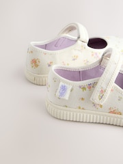 Cream Floral Touch Fastening Mary Janes Shoes - Image 5 of 5