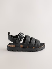 Black Chunky Sandals - Image 2 of 5