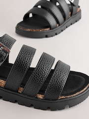 Black Chunky Sandals - Image 5 of 5