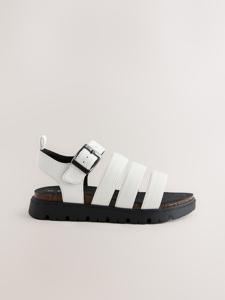 Bone White Chunky Sandals - Image 2 of 5
