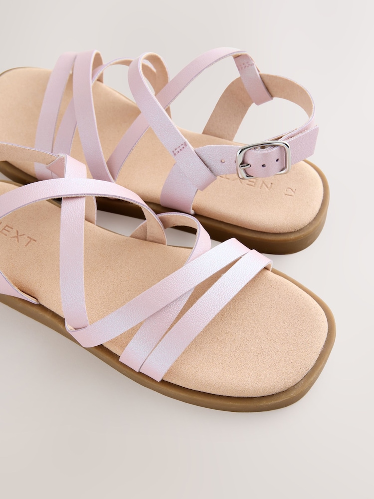 Roz - Sandale cu barete multiple - Imaginea 5 din 5 Roz - Sandale cu barete multiple - Imaginea 5 din 5