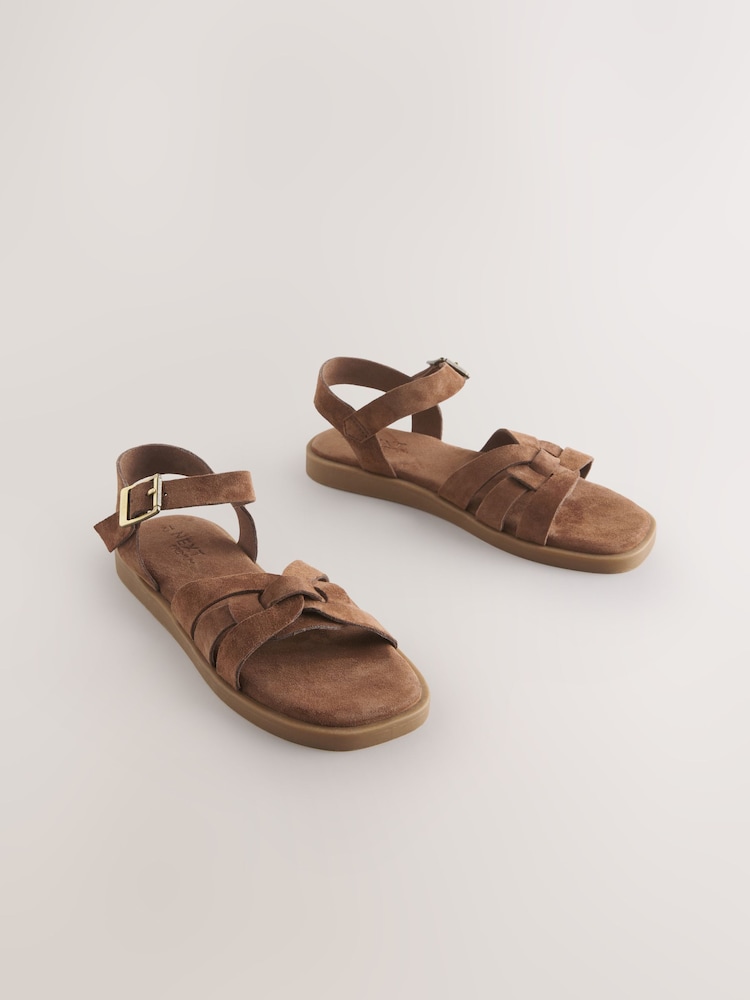 Gold Gladiator Sandals - Image 1 of 5