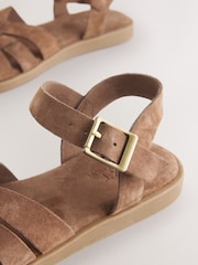 Gold Gladiator Sandals - Image 4 of 5