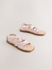 Pink Standard Fit (F) Strappy Sandals - Image 1 of 5