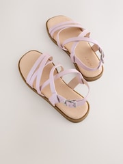 Pink Standard Fit (F) Strappy Sandals - Image 3 of 5