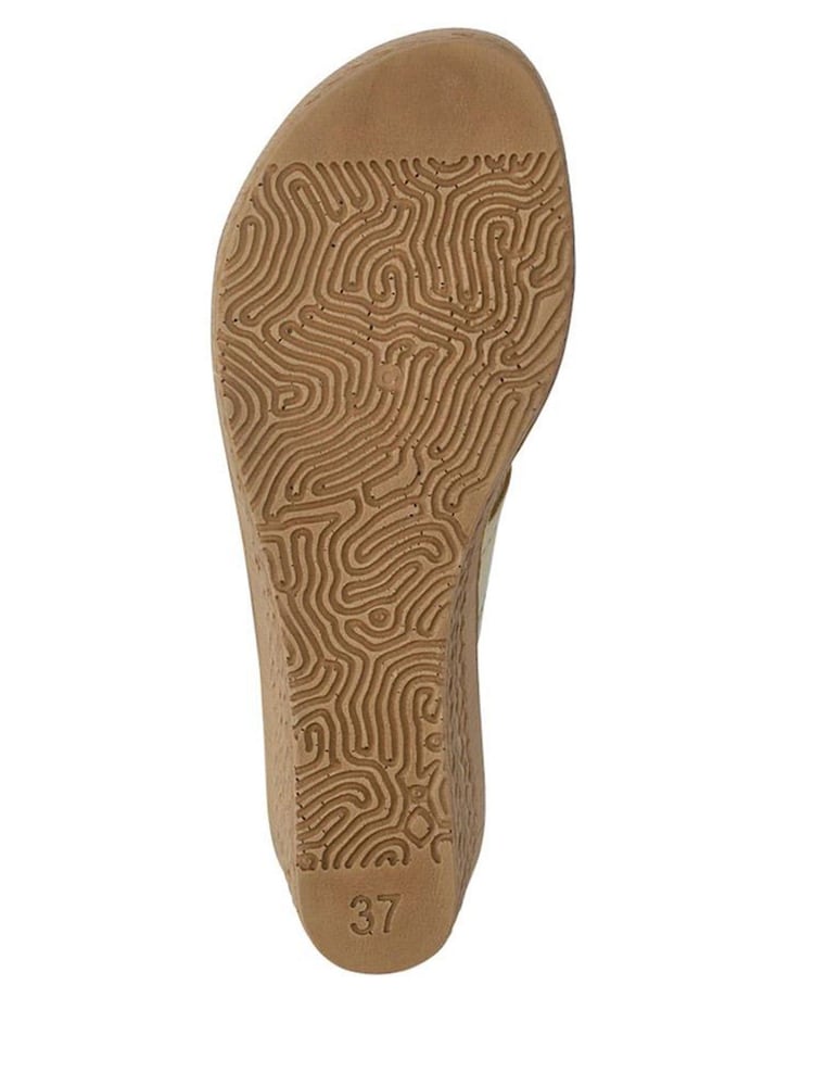 Pavers Gold Extra Cushioned Slip On Wedge Mules - Image 5 of 5