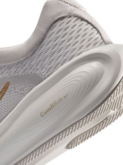 Nike Light Grey Gold Youth Stellar Ride Trainers - Image 10 of 11