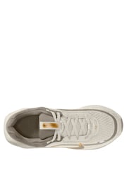 Nike Light Grey Gold Youth Stellar Ride Trainers - Image 8 of 11