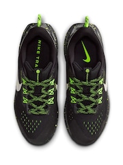 Nike Black Volt Youth Pegasus Trail 5 Trail Running Trainers - Image 6 of 9