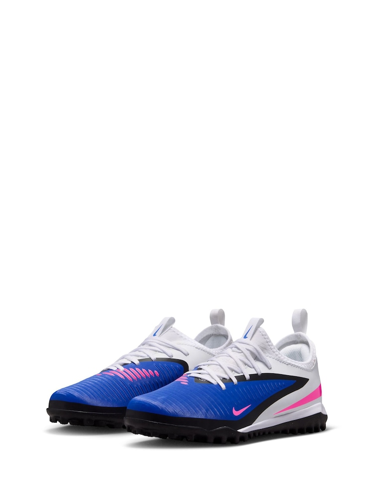 Nike Blue Jr. Phantom 6 Low Academy Football Boots - Image 2 of 10