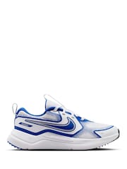 Nike White/Navy Youth Cosmic Running Trainers - Image 1 of 11