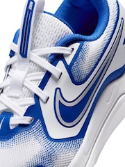 Nike White/Navy Youth Cosmic Running Trainers - Image 11 of 11