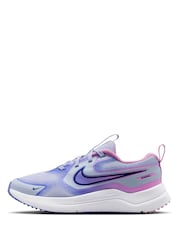 Nike Lilac Purple Youth Cosmic Running Trainers - Image 6 of 7