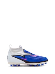 Nike Blue Phantom 360 Academy Multi Ground Football Boots - Image 4 of 11