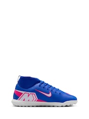 Nike Blue Jr. Mercurial Superfly 10 Club Turf Football Boots - Image 4 of 10