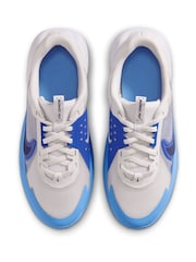Nike Grey/Blue Youth Sonic Fly Running Trainers - Image 10 of 11