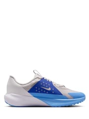 Nike Grey/Blue Youth Sonic Fly Running Trainers - Image 6 of 11