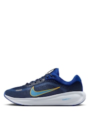 Nike University Blue Youth Stellar Ride Trainers - Image 2 of 11