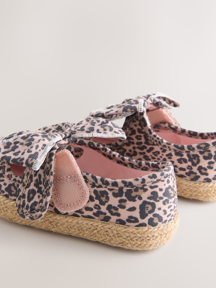 Animal Bow Espadrille Shoes - Image 5 of 5 Animal Bow Espadrille Shoes - Image 5 of 5