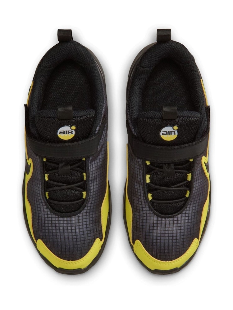 Nike Black Yellow Junior Air Max Nova Trainers - Image 11 of 11