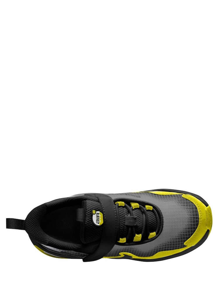 Nike Black Yellow Junior Air Max Nova Trainers - Image 2 of 2