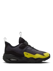 Nike Black Yellow Junior Air Max Nova Trainers - Image 4 of 11