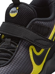 Nike Black Yellow Junior Air Max Nova Trainers - Image 9 of 11