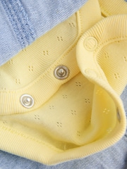 Denim Blue Daisy Dungaree and Bodysuit Baby 2 Piece Set (0mths-3yrs) - Image 7 of 7