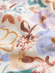 Purple Floral Baby Jersey Dungarees and Bodysuits Set 2 Piece (0mths-3yrs) - Image 7 of 8