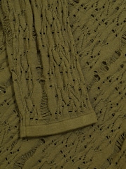 Reiss Green Frances Atelier Lace-Knit Long-Sleeve Bodysuit - Image 5 of 5