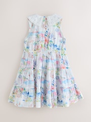 فستان طبقات بياقة من Laura Ashley - Image 7 of 10