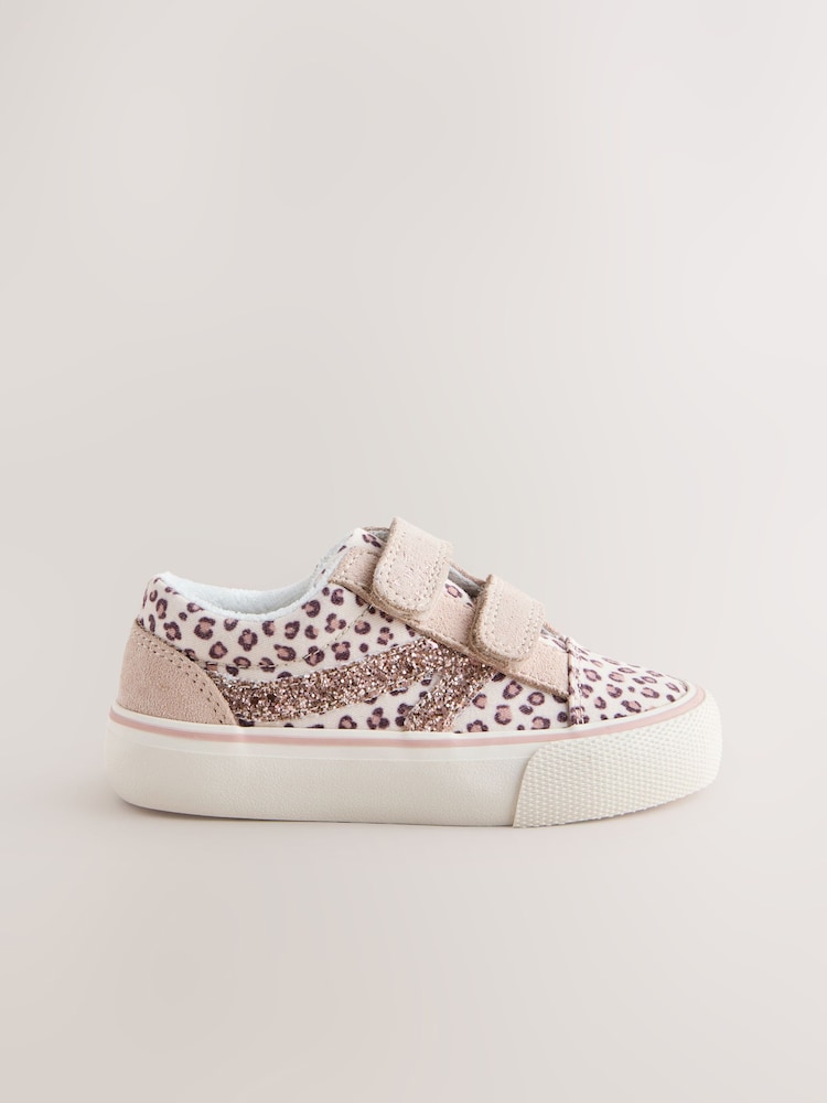 Animal Wide Fit (G) Touch Fastening Trainers - Image 2 of 5 Animal Wide Fit (G) Touch Fastening Trainers - Image 2 of 5