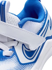 Nike White/Blue Infant Cosmic Running Trainers - Image 10 of 10