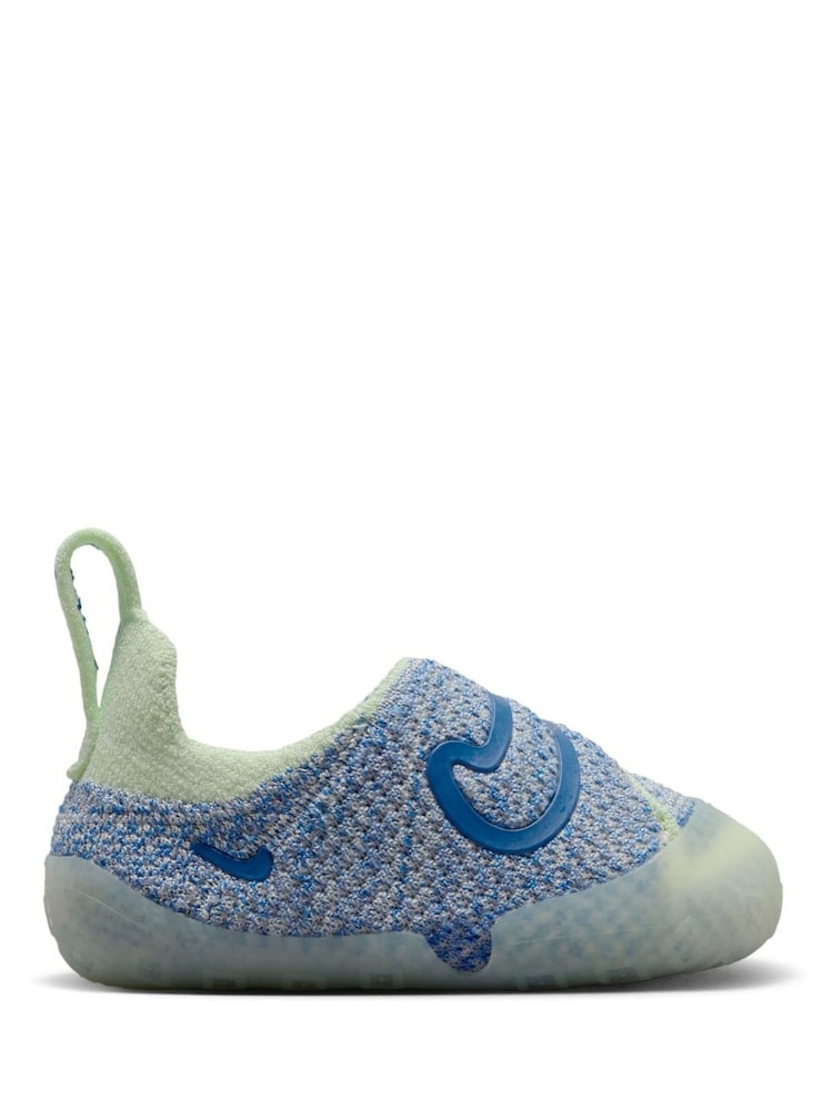 Nike Blue/Green Infant Swoosh 1 Trainers - Image 1 of 11