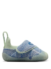 Nike Blue/Green Infant Swoosh 1 Trainers - Image 4 of 11