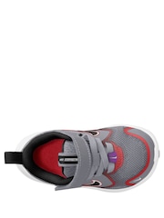 Nike Grey Red Infant Cosmic Running Trainers - Image 6 of 8