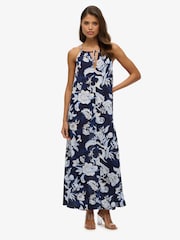 Superdry Blue Beach Cami Maxi Dress - Image 1 of 8
