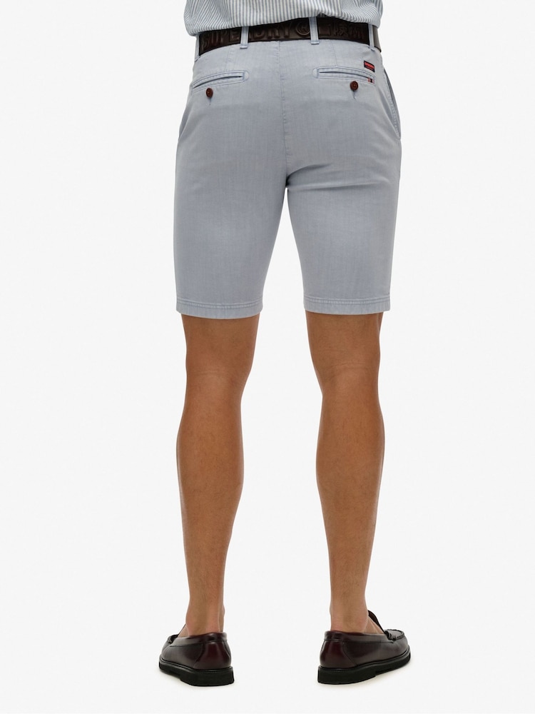 Superdry Grey Vintage International Shorts - Image 2 of 7