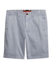 Superdry Grey Vintage International Shorts - Image 7 of 7