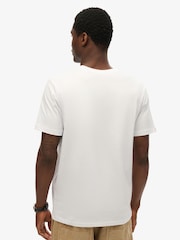 Superdry White Workwear Washed Relaxed T-Shirt - Image 2 of 7