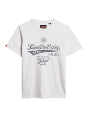 Superdry White Workwear Washed Relaxed T-Shirt - Image 5 of 7