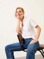 FatFace Paige Navy/White 2 Pack Short Sleeve Shirt - Image 5 of 5