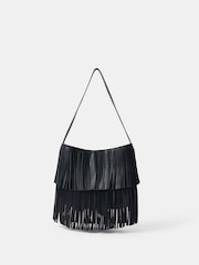 Accessorize Fringe Shoulder Bag - Imagem 1 de 3
