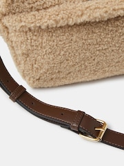 Accessorize Cream Borg Cross-Body Bag - Image 2 of 2