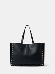 Accessorize Stud Leather Shopper Bag - Imagen 1 de 2